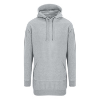 Just Hoods Dámské mikinové šaty JH015 Heather Grey