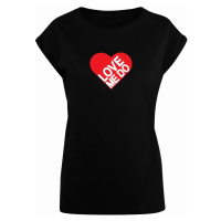 Dámské tričko krátký rukáv // Merchcode / Ladies Beatles -ove me do T-Shirt blac