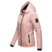 Dámská outdoorová bunda s kapucí Brombeere Marikoo - POWDER ROSE