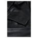 Košile karl lagerfeld faux leather karl shirt černá