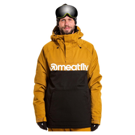 Meatfly pánská SNB & SKI bunda Slinger Premium Wood/Black | Hnědá