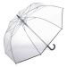 HAPPY RAIN GOLF Partnerský deštník, transparentní, velikost