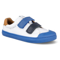 Barefoot tenisky Tip Toey Joey - Ramp Play White/Blue Tang/Navy modré