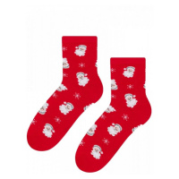 Steven 136 022 mikuláš červené Dámské ponožky
