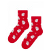 Steven 136 022 mikuláš červené Dámské ponožky