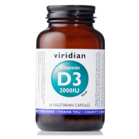 Vitamín D3 2000 IU Viridian 60 kapslí