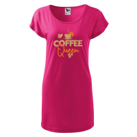 DOBRÝ TRIKO Dámské tričko/šaty Coffee queen