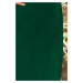 Zelené krátké šaty se zvonovými rukávy