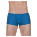 BRUNO BANANI modré boxerky s jemným proužkem Hipshort Scroll