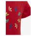 Červené dětské tričko adidas Originals