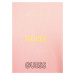 Guess dámská růžová mikina na zip s nápisy