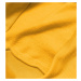 Žlutá dámská tepláková mikina se stahovacími lemy (W01-68)