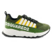 Tenisky dsquared2 run sneakers maxi logo print zelená