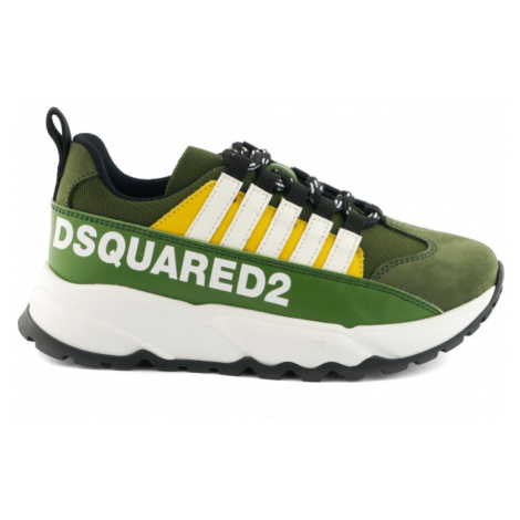 Tenisky dsquared2 run sneakers maxi logo print zelená Dsquared²