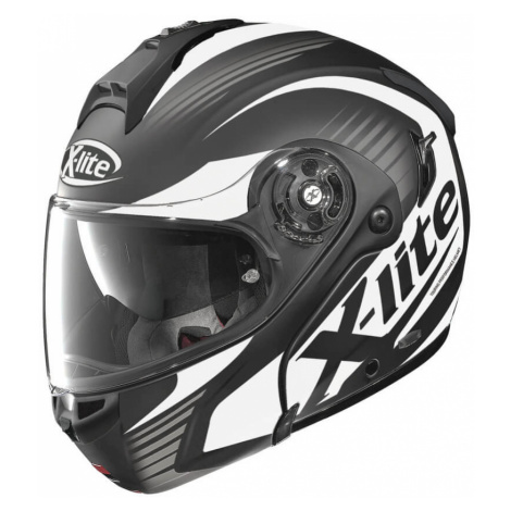 Moto helma X-Lite X-1004 Nordhelle N-Com Flat Black-White