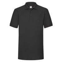 Heavy Polo Friut of the Loom Black T-Shirt