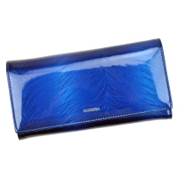 Dámská kožená peněženka Patrizia FF-100 modrá