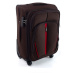 Rogal Hnědý nepromokavý cestovní kufr "Practical" s expanderem - M (35l), L (65l), XL (100l)