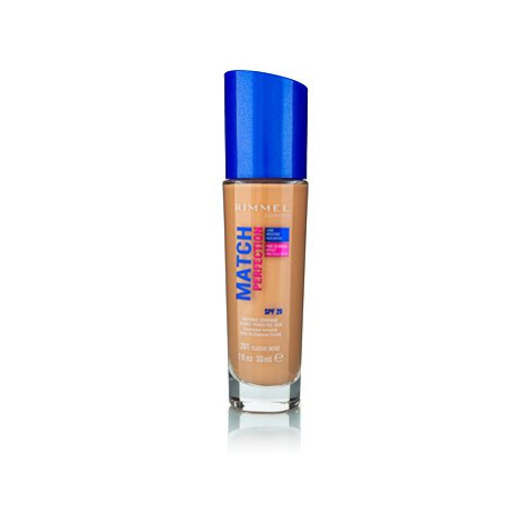 RIMMEL LONDON Match Perfection Foundation SPF20 201 Classic Beige 30 ml