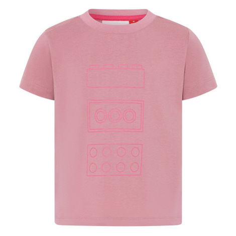 Dětské tričko Lego Wear růžová barva