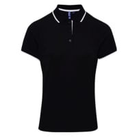 Premier Workwear Dámské funkční polo triko PR619 Black