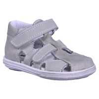 Dětské letní boty Boots4u T018 V světle šedá