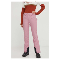 Kalhoty Protest Kensington dámské, růžová barva