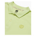 Světle zelené pánské basic polo tričko Ombre Clothing