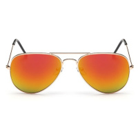 Sunmania Sunmania Oranžové zrcadlové brýle pilotky 