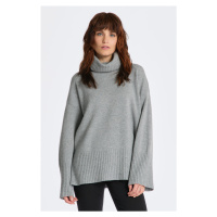 ROLÁK GANT D1. LOUNGE ROLLNECK SWEATER šedá