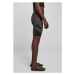 Ladies High Waist Tech Mesh AOP Cycle Shorts - blackpaisley