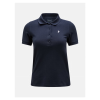 Polokošile peak performance w classic cotton polo modrá