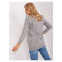 Dámský svetr AT SW 2241.36P šedý - Wool Fashion