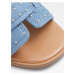 Modré dámské pantofle s ozdobnými detaily ALDO Elenaa