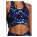 Tmavě modré dámské sportovní crop top tílko Under Armour Rock