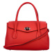 Kufříková dámská kožená kabelka do ruky Arlingto, červená