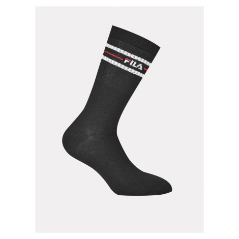 Sada tří párů pánských ponožek v černé barvě FILA