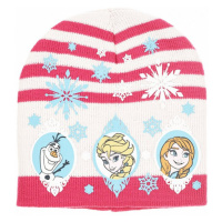 Frozen - licence Dívčí zimní čepice - Frozen PH4193, smetanová Barva: Smetanová