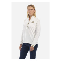 Polokošile la martina woman polo l/s piquet stretch bílá