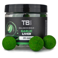 Tb baits vyvážené boilie balanced + atraktor garlic liver 100 g - 24 mm