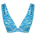 Trendyol Animal Triangle Cut Out/Window Bikini Top