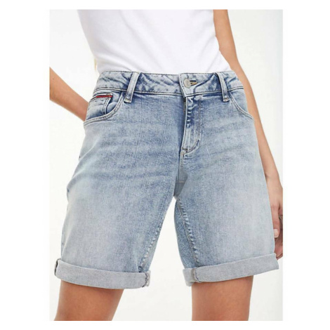 Tommy Jeans dámské džínové prodloužené šortky KAZOVÉ