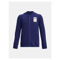 Under Armour Mikina UA Rival Terry FZ Hoodie-BLU - Kluci