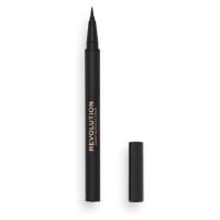 Revolution Tužka na obočí Dark Brown Hair Stroke (Brow Pen) 0,5 ml