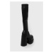 Kozačky Steve Madden Cypress dámské, černá barva, na podpatku