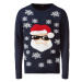 LIVERGY® Pánský vánoční svetr s LED (navy modrá )
