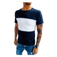 D Street Pánské tričko s krátkým rukávem Briewn tmavě modrá Tmavě modrá