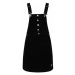 Tommy Hilfiger Tommy Jeans dámská černá laclová sukně CROSSBACK DUNGAREE DRESS