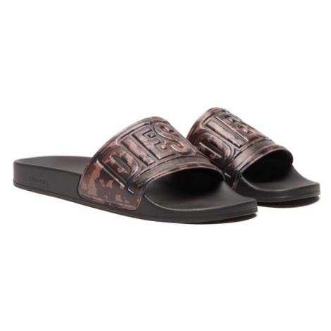 Pantofle diesel mayemi sa-mayemi cc x sandals černá