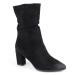 Vinceza W JAN252A černé zateplené pomačkané boty